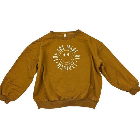 Rylee + Cru Other - Rylee + Cru You Are Made of Magique Smiley Face Sweatshirt
